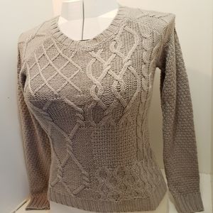 2/$30 Medium Massimo knit grey sweater